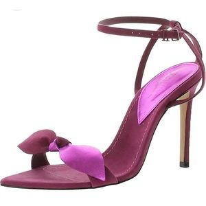 Schultz purple heels leather